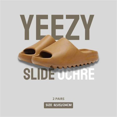 Adidas Yeezy Slide Ochre Mens Fashion Footwear Slippers And Slides On Carousell