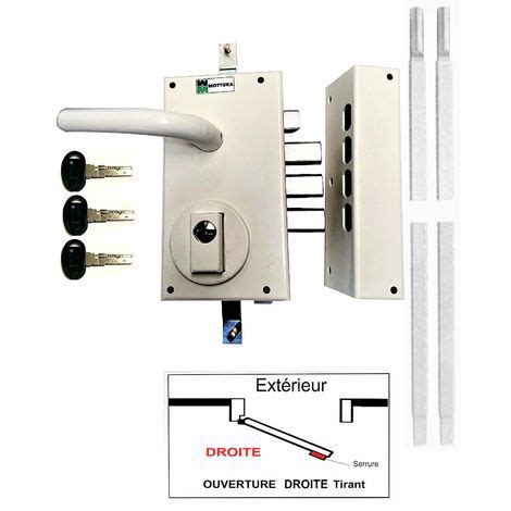 Serrure Points Mottura K Blanche Remplact Serr Fichet Droite