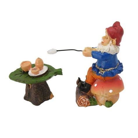 Hurrise Gnomes De Jardin Lot De Nains De Jardin Miniatures En R Sine