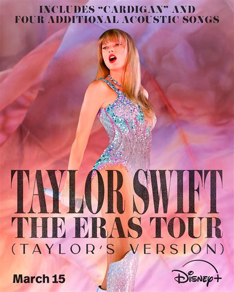 歴代興収no 1コンサートフィルム『テイラー・スウィフト The Eras Tour』がディズニープラスで独占配信決定 The