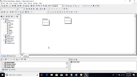 Data Modeling With Erwin Many To Many Relationships Youtube