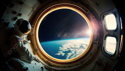 Earth From Space Station Window