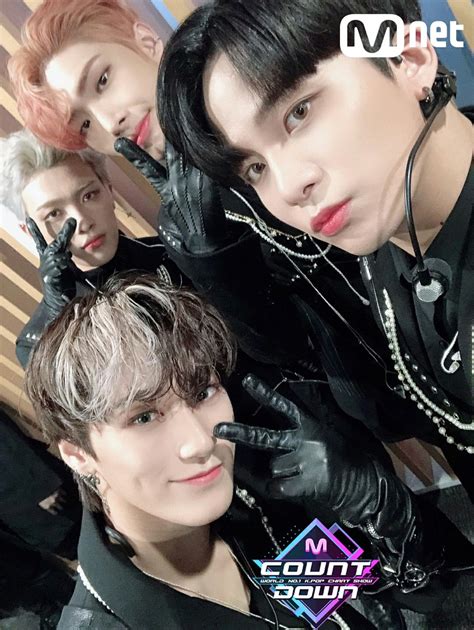 ATEEZ At MCOUNTDOWN 1 16 2020 HongJoong San Mingi JongHo Mini