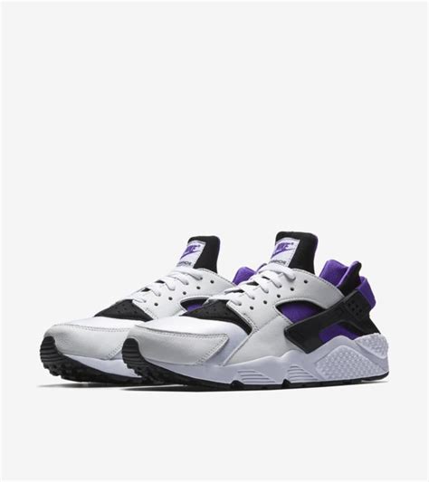 Nike Air Huarache Run 91 White And Purple Punch Erscheinungsdatum