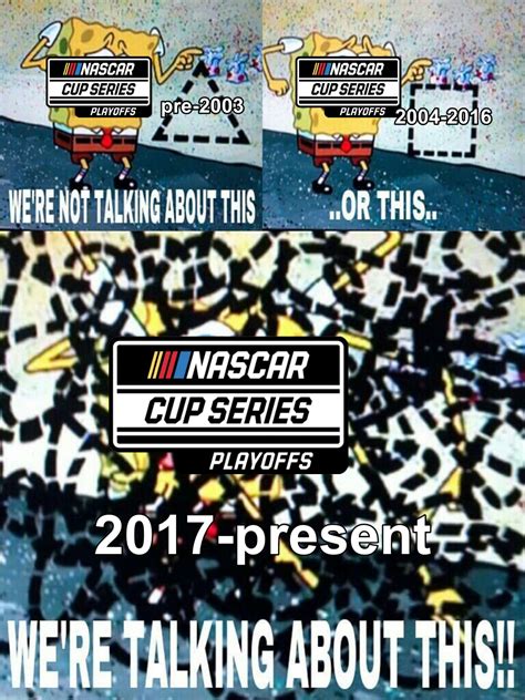 The Evolution Of The NASCAR Playoffs Colorized R UrinatingTree