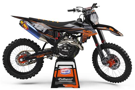 Blitz Nardo Orange Ktm Sx Sxf Exc Exc F Graphics Kit Custom Mx