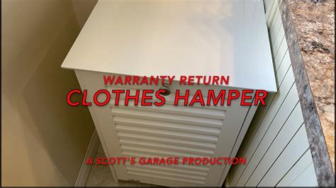 Scott S Garage Warranty Return Clothes Hamper Rework Youtube