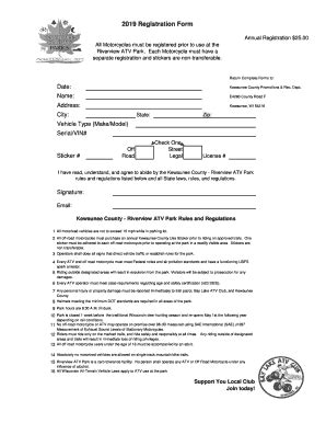 Fillable Online Riverview Atv Park Fax Email Print Pdffiller