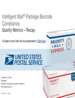 Fillable Online Ribbs Usps Intelligent Mail Package Barcode Ribbs