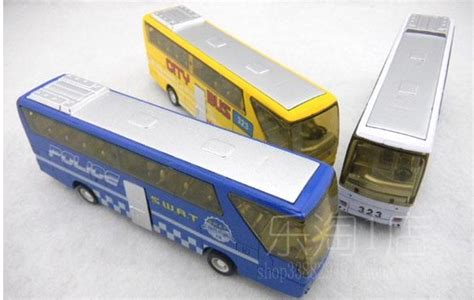 Kids Diecast White / Yellow / Blue Toy City Bus [CB6T010] : EZBUSTOYS.COM