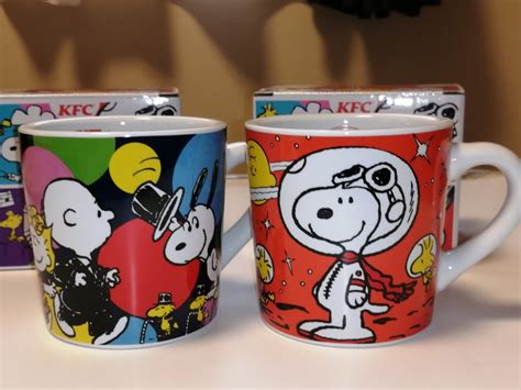 Yahooオークション 2個セット Kfc Peanuts スヌーピーマグ スヌー