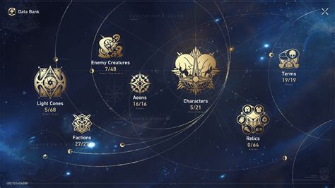 Data Honkai Star Rail Interface In Game