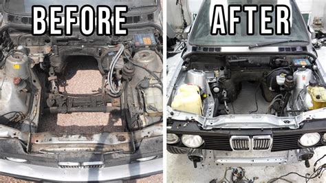 Bmw E30 325i Touring Engine Bay [restoration] Almost Finished Youtube