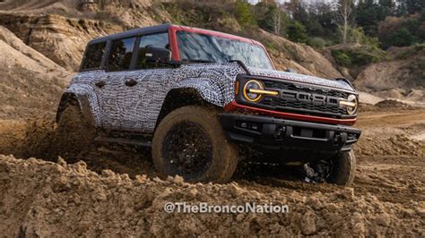 2023 Ford Bronco Raptor revealed with minimal camouflage – That Life Cars