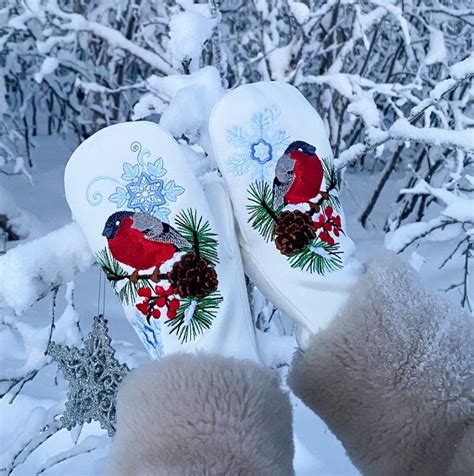 Варежки с вышивкой | Шить просто — Выкройки-Легко.рф