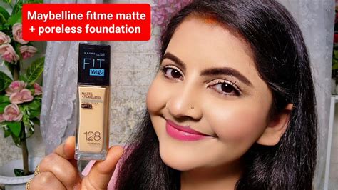 Maybelline Fitme Matte Poreless With Clay Foundation Shade Warm Nude