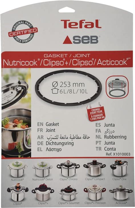 Seb X1010003 Joint 8 10 L For Nutricook Clipso One Acticook