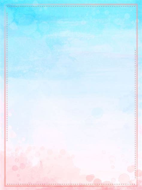 Watercolor Gradient Border Background Wallpaper Image For Free Download ...