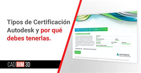 Tipos De Certificaci N Autodesk Y Por Qu Debes Tenerlas Cadbim D