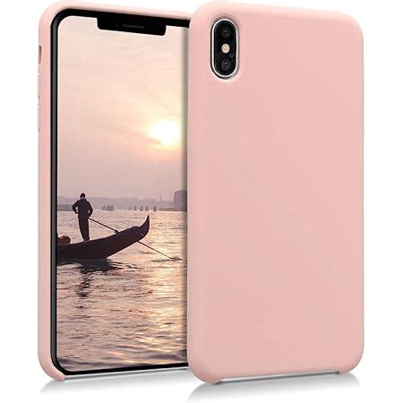 Kwmobile Carcasa Compatible Con Apple Iphone Xs Max Funda De Silicona