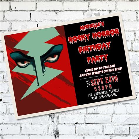 Rocky Horror Picture Show Happy Birthday Banner Digital Etsy