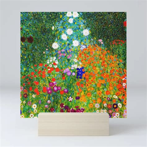 Gustav Klimt Farmer S Garden Mini Art Print By Dohshin Society