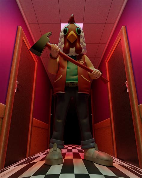 I Really Love Making Hotline Miami Fanart Jacket Render I Did R