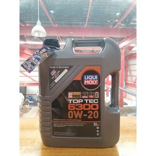 นำมนเครอง LIQUI MOLY 0w 20 Top Tec 6300 นำมนเครองนำเขาจาก