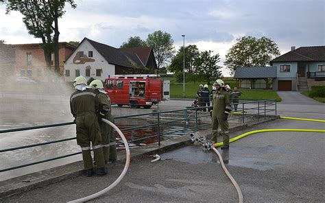 Freiwillige Feuerwehr Waldenstein Ausbildung Tragkraftspritze