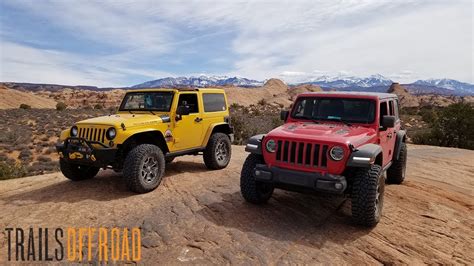 Brand New 2018 Jeep Wrangler JLU Rubicon Takes On Moab Fins Things