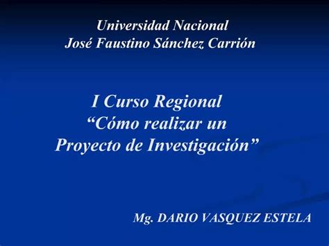 PPT Universidad Nacional Jos Faustino S Nchez Carri N PowerPoint