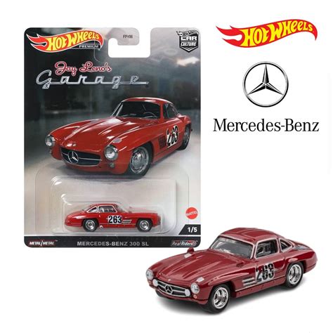 โมเดลรถเหลก Hot wheels MERCEDES BENZ 300 SL ซรย JAY JENO ลขสทธแท100 โมเดลรถ Hotwheels