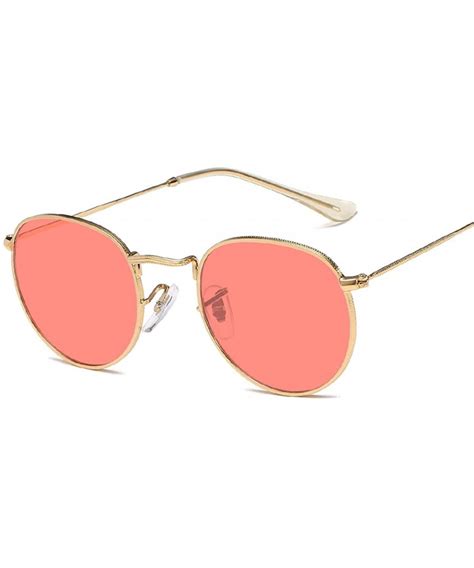 Retro Round Sunglasses Women Brand Designer Mirror Sun Glasses Vintage