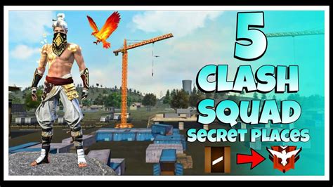 Top 5 Clash Squad Secret Places In Free Fire 5 Youtube