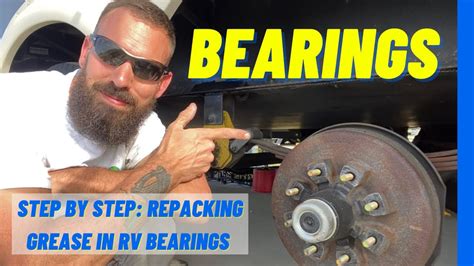 How To Repack Wheel Bearings Installing Grease Seals On Grand Design