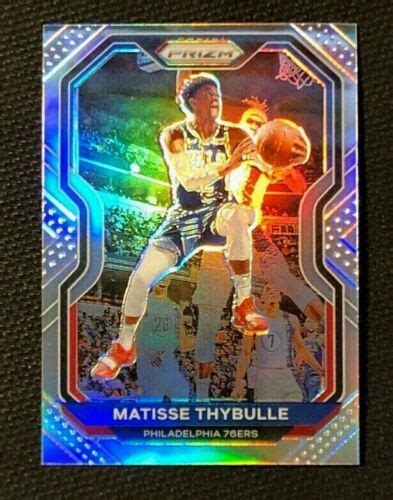 Panini Prizm Matisse Thybulle Silver Prizm Ers Sp Ebay