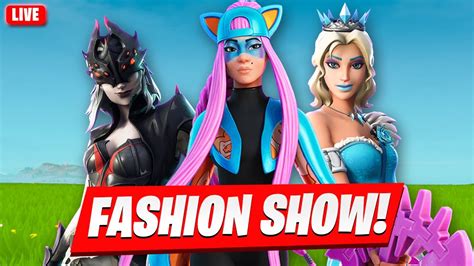 Fortnite FASHION SHOW LIVE CUSTOM MATCHMAKING GAMES With Viewers