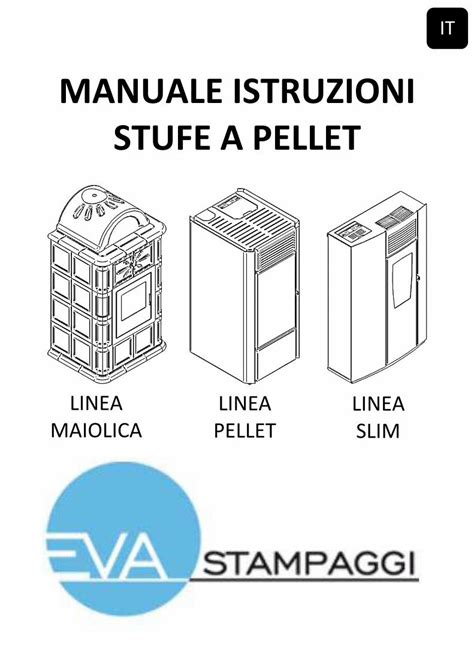 PDF MANUALE ISTRUZIONI STUFE A PELLET Evacalor 1 IMPORTANTE