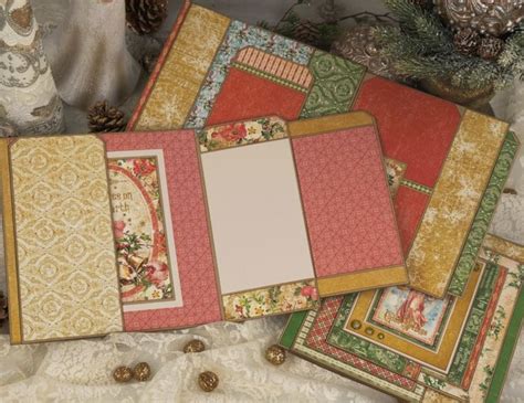 Joy To The World Mini Album Pdf Tutorial Scrapbook Tutorial Etsy