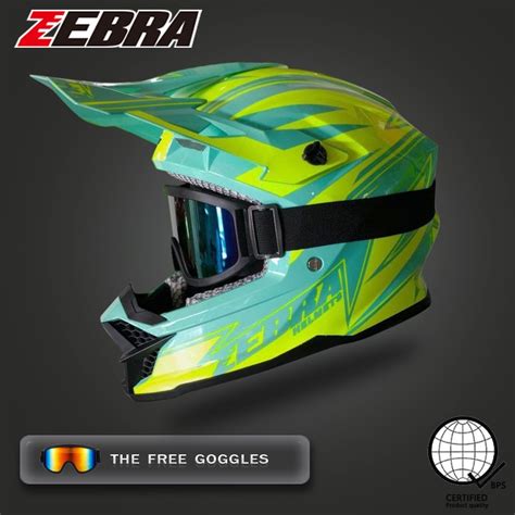 Zebra Helmet For Motorcycle Off Road Helemt Full Face Helmet Helmet