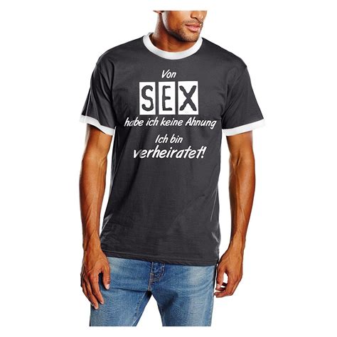 Herren T Shirt Lustige Sprüche Männer Sind So Kontrast Ringer Was