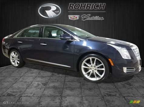 2013 Sapphire Blue Metallic Cadillac Xts Premium Awd 113296368 Photo