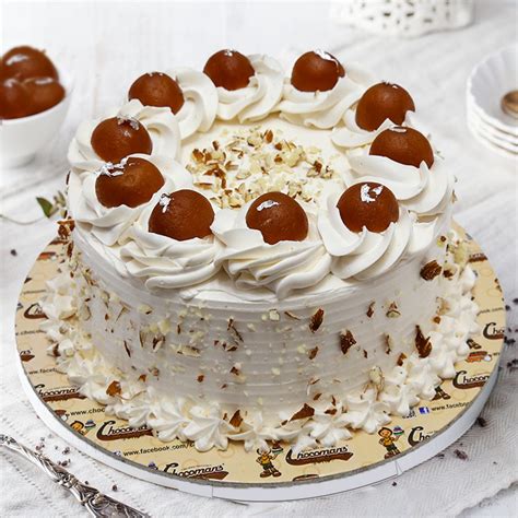 Gulab Jamun Cake - Chocomans