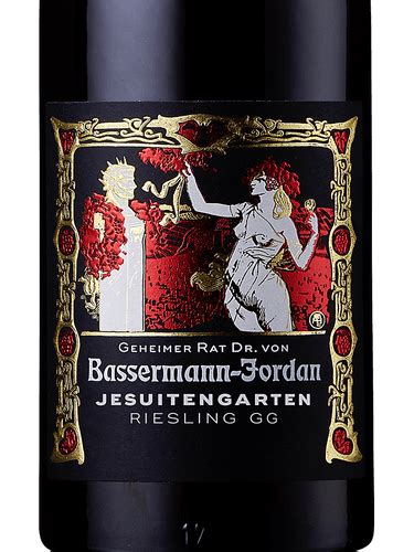 Dr Von Bassermann Jordan Jesuitengarten Riesling Gg Vivino Us