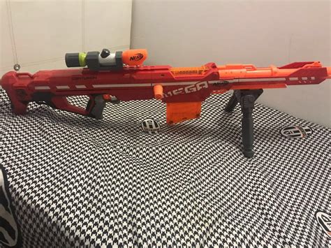 Nerf Centurioninclude Bipod And Scope Hobbies And Toys Toys And Games On Carousell