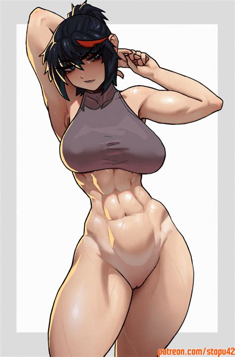 Rule 34 1girls Abdomen Abs Alternate Hairstyle Armpit Armpits Arms Behind Head Arms Up Bare