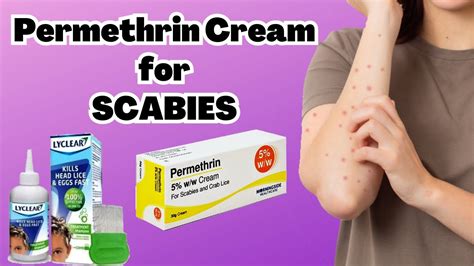 How To Use Permethrin Cream To Get Rid Of Scabies Lyclear Dermal Cream Youtube