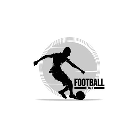 Soccer Player Logo Design Templates 21786516 Vector Art At Vecteezy