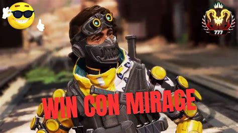 Apex Legends Win Con Mirage En Rankeds Un Equipo Demasiado Brutal