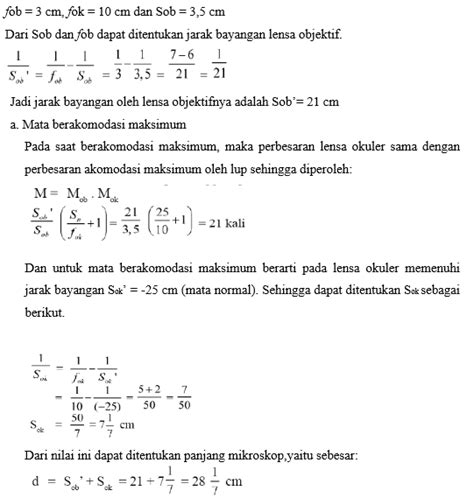 Soal Dan Pembahasan Fisika Kelas X Semester Alat Optik